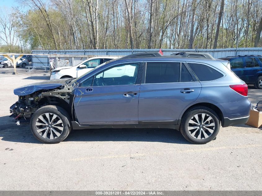 2015 Subaru Outback 2.5I Limited VIN: 4S4BSALC6F3213181 Lot: 39251281