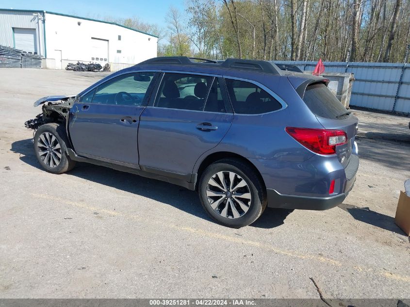 2015 Subaru Outback 2.5I Limited VIN: 4S4BSALC6F3213181 Lot: 39251281