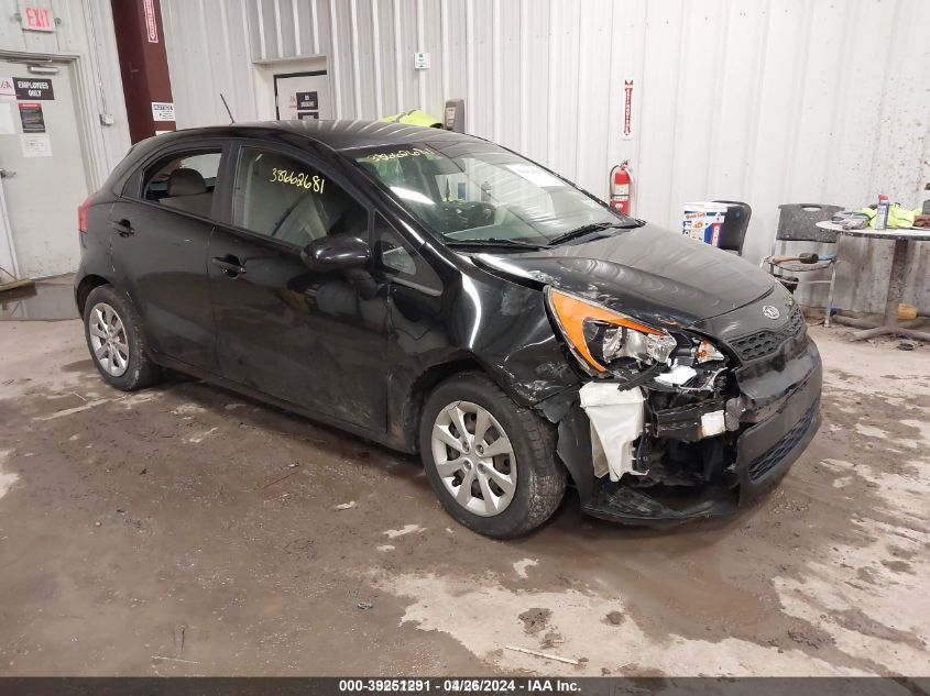 2013 Kia Rio Lx VIN: KNADM5A35D6301665 Lot: 39251291