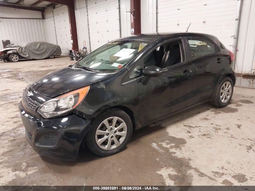 2013 Kia Rio Lx VIN: KNADM5A35D6301665 Lot: 39251291