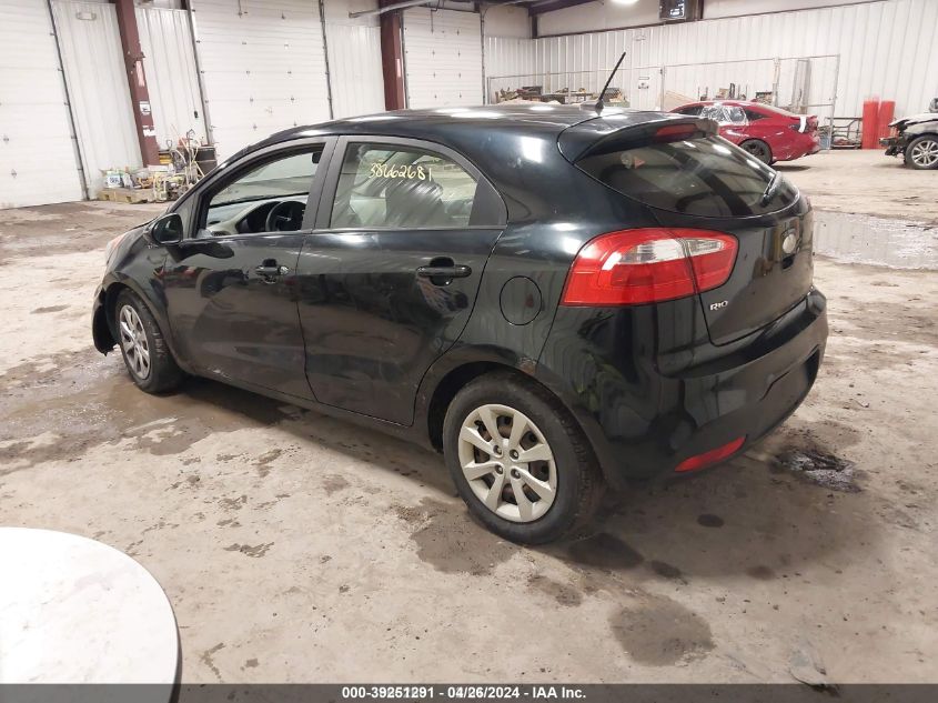 2013 Kia Rio Lx VIN: KNADM5A35D6301665 Lot: 39251291