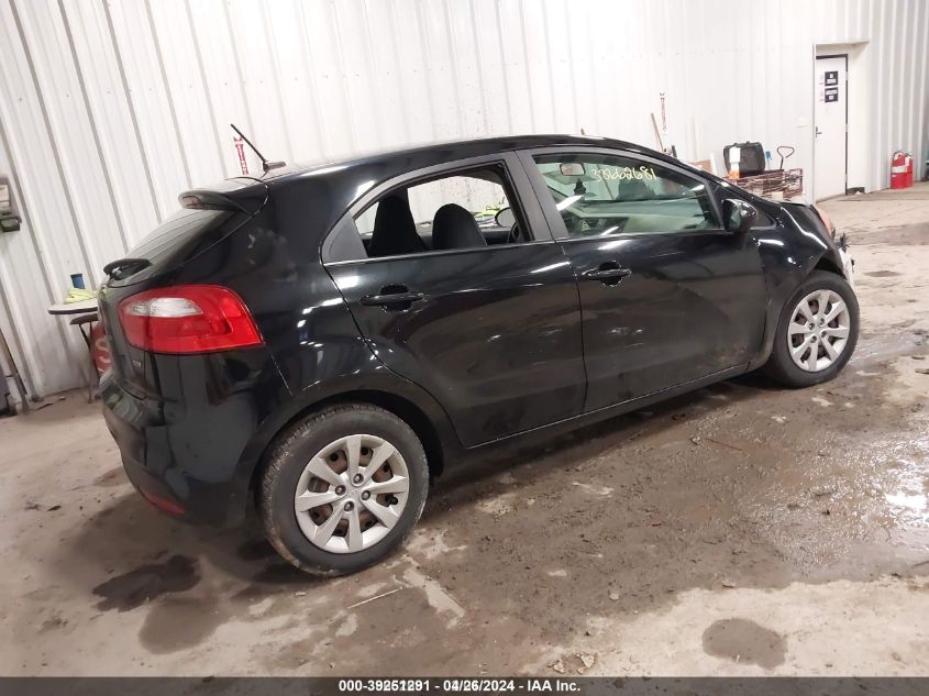 2013 Kia Rio Lx VIN: KNADM5A35D6301665 Lot: 39251291