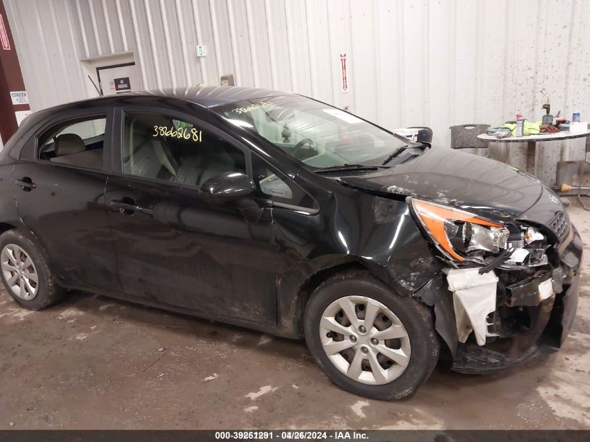 2013 Kia Rio Lx VIN: KNADM5A35D6301665 Lot: 39251291