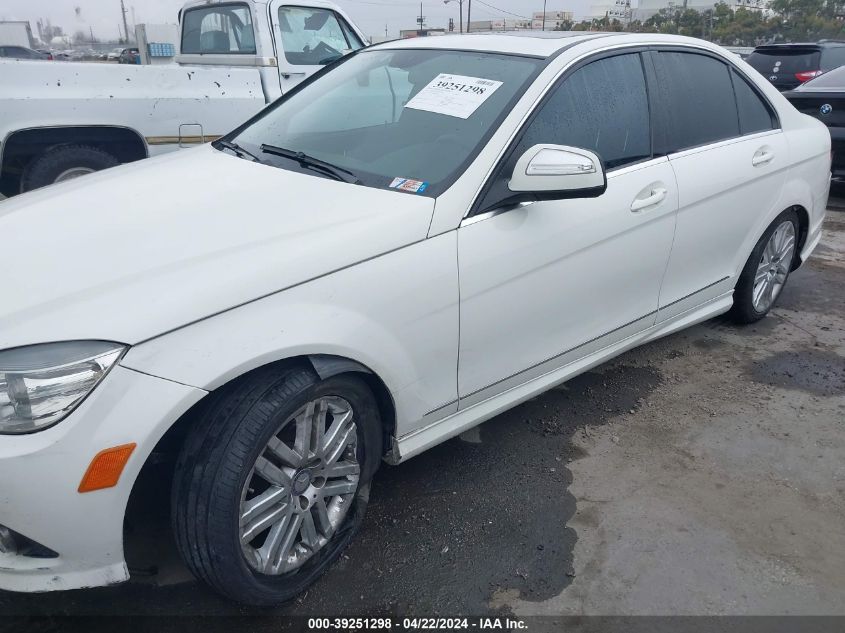 2008 Mercedes-Benz C 300 Luxury/Sport VIN: WDDGF54X18R016240 Lot: 39251298