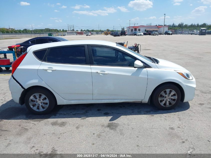 2015 Hyundai Accent Gs VIN: KMHCT5AE8FU201637 Lot: 39251317