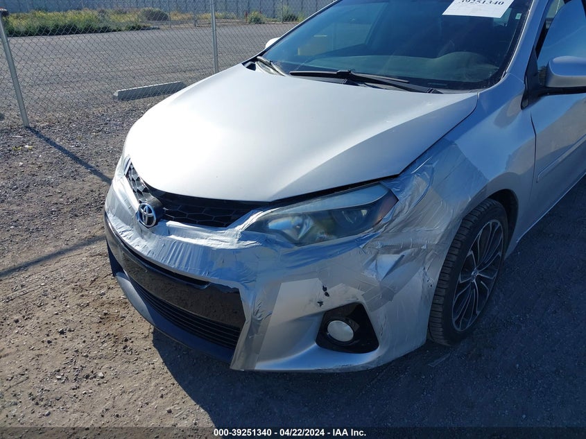 2014 TOYOTA COROLLA L/LE/LE PLS/PRM/S/S PLS - 2T1BURHE0EC112070