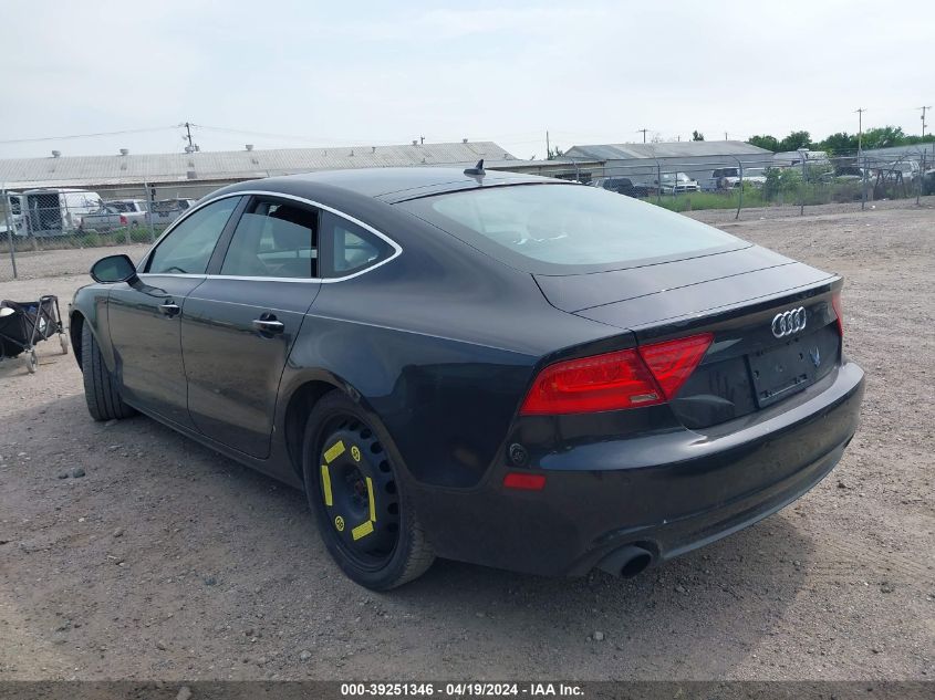 2013 Audi A7 3.0T Premium VIN: WAUYGAFC1DN022360 Lot: 39251346