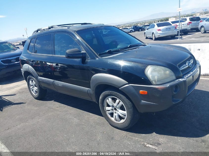 2007 Hyundai Tucson Limited/Se VIN: KM8JN12D27U568132 Lot: 39251386