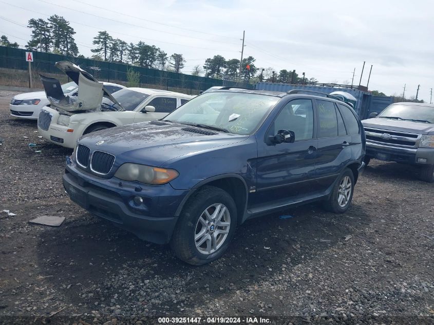 2006 BMW X5 3.0I VIN: 5UXFA13506LY32416 Lot: 39251447