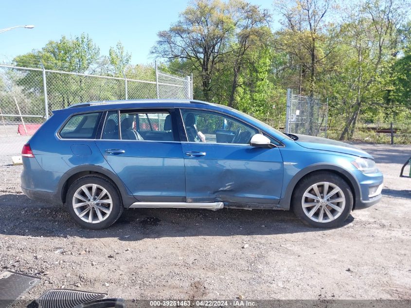 2018 Volkswagen Golf Alltrack Tsi S/Tsi Se VIN: 3VWM17AU1JM768137 Lot: 39251463