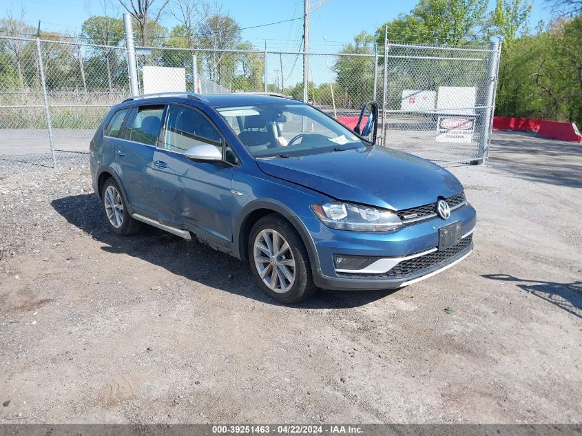 2018 Volkswagen Golf Alltrack Tsi S/Tsi Se VIN: 3VWM17AU1JM768137 Lot: 39251463