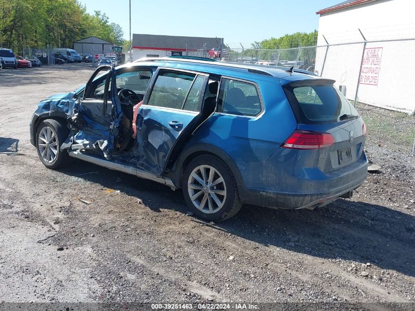 2018 Volkswagen Golf Alltrack Tsi S/Tsi Se VIN: 3VWM17AU1JM768137 Lot: 39251463