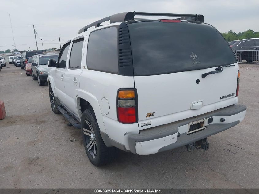 2004 Chevrolet Tahoe Z71 VIN: 1GNEK13Z54R317703 Lot: 39251464