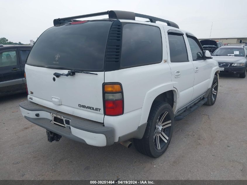 2004 Chevrolet Tahoe Z71 VIN: 1GNEK13Z54R317703 Lot: 39251464