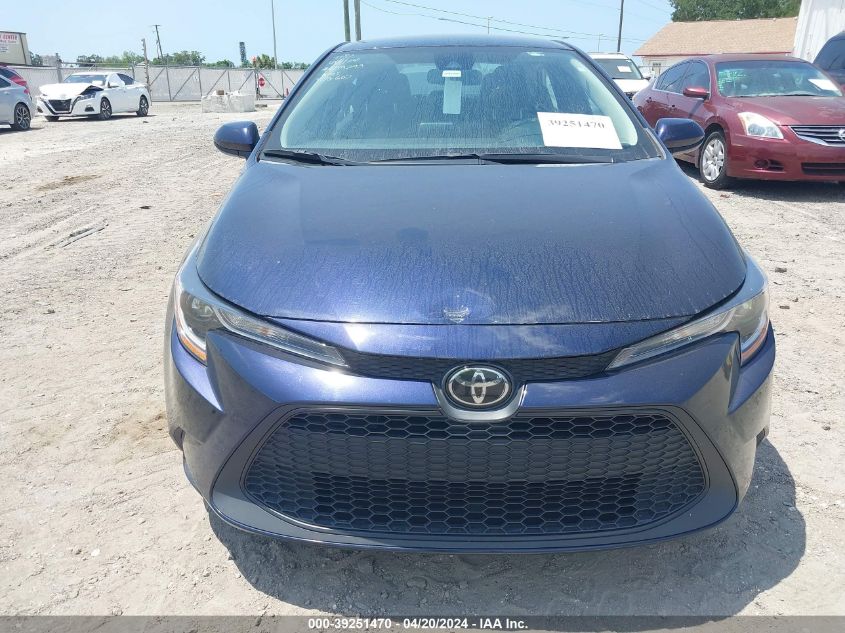 2021 Toyota Corolla Le VIN: 5YFEPMAE7MP228494 Lot: 39251470