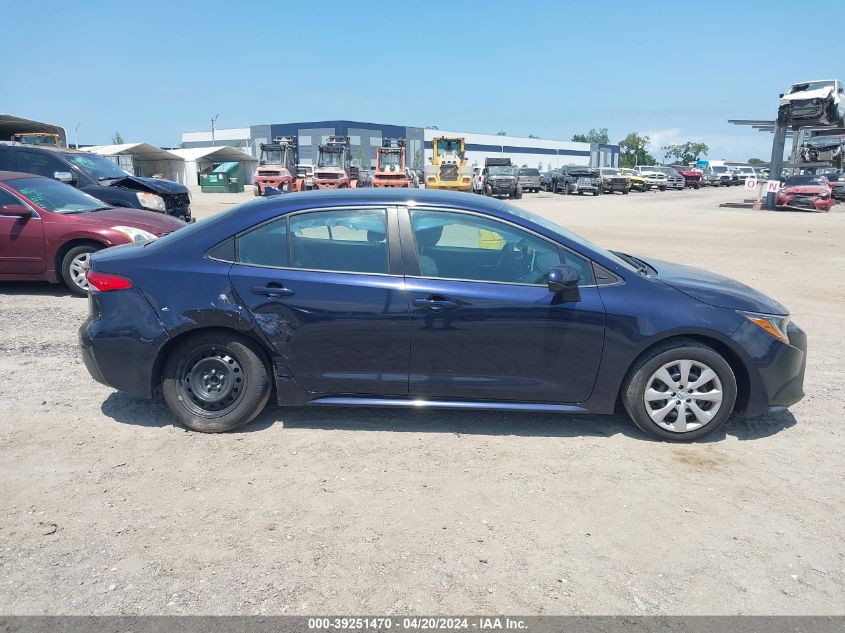 2021 Toyota Corolla Le VIN: 5YFEPMAE7MP228494 Lot: 39251470