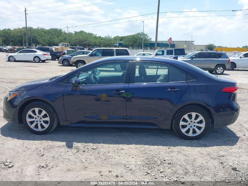 2021 Toyota Corolla Le VIN: 5YFEPMAE7MP228494 Lot: 39251470