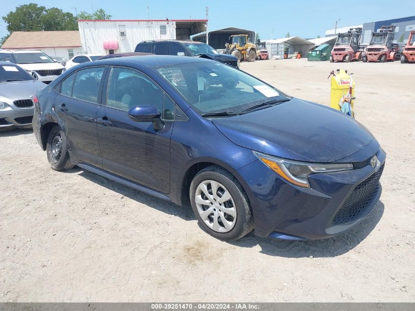 2021 Toyota Corolla Le VIN: 5YFEPMAE7MP228494 Lot: 39251470