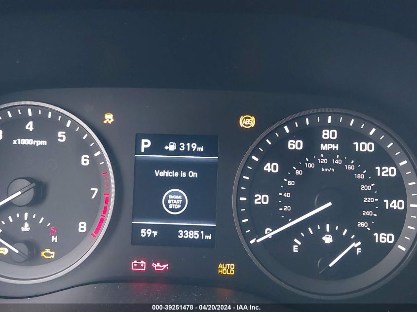 2020 Hyundai Tucson Sport VIN: KM8J3CAL3LU214673 Lot: 39251478