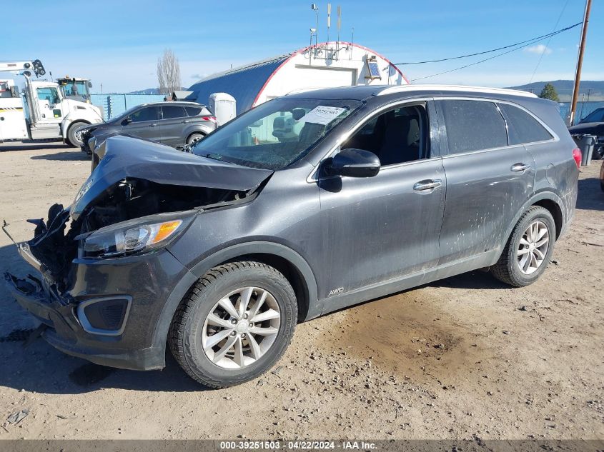 2017 Kia Sorento 2.4L Lx VIN: 5XYPGDA30HG294693 Lot: 39251503