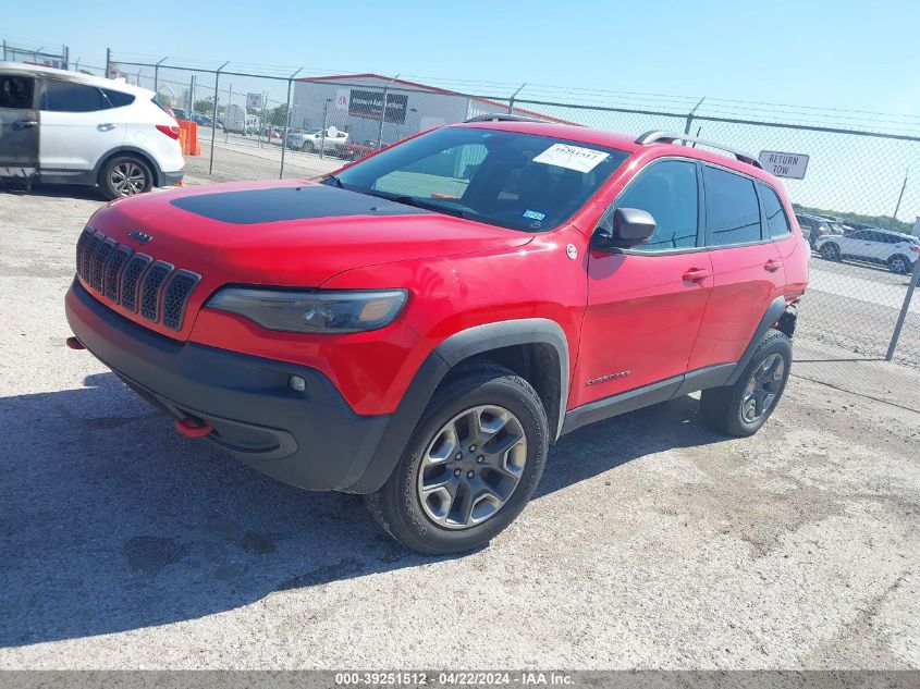 2019 Jeep Cherokee Trailhawk 4X4 VIN: 1C4PJMBX4KD298822 Lot: 39251512