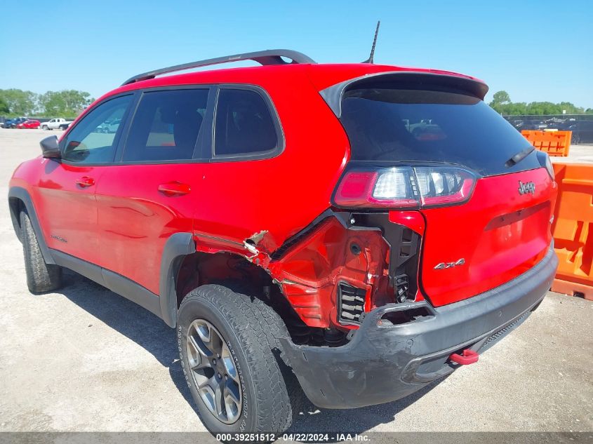 2019 Jeep Cherokee Trailhawk 4X4 VIN: 1C4PJMBX4KD298822 Lot: 39251512