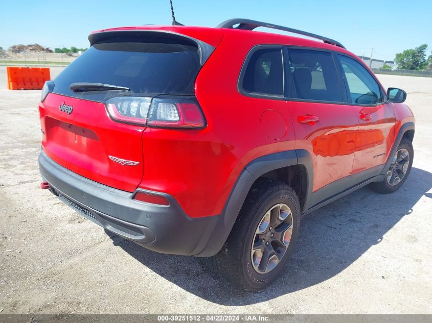 2019 Jeep Cherokee Trailhawk 4X4 VIN: 1C4PJMBX4KD298822 Lot: 39251512