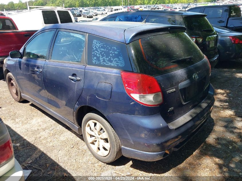 2003 Toyota Matrix Xr VIN: 2T1KR32E83C072678 Lot: 39251525