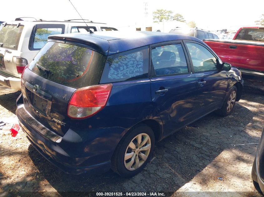 2003 Toyota Matrix Xr VIN: 2T1KR32E83C072678 Lot: 39251525