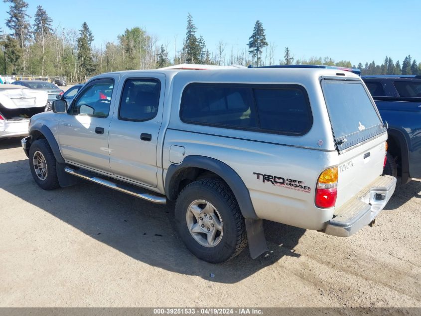 2001 Toyota Tacoma Prerunner V6 VIN: 5TEGN92N21Z858181 Lot: 39251533