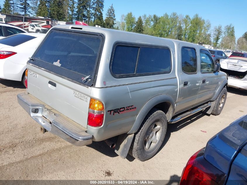 2001 Toyota Tacoma Prerunner V6 VIN: 5TEGN92N21Z858181 Lot: 39251533