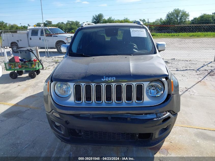 2016 Jeep Renegade Limited VIN: ZACCJADT9GPD13461 Lot: 39251545