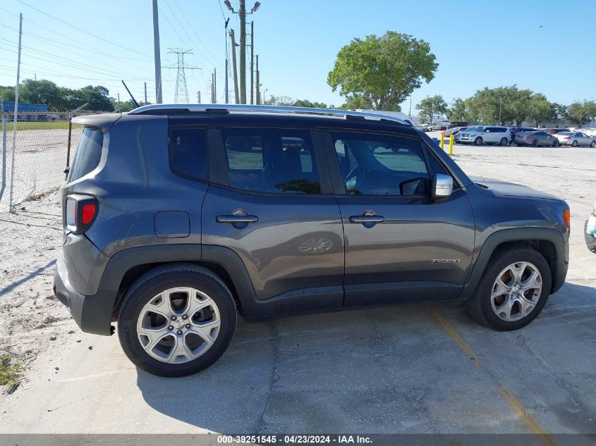 2016 Jeep Renegade Limited VIN: ZACCJADT9GPD13461 Lot: 39251545