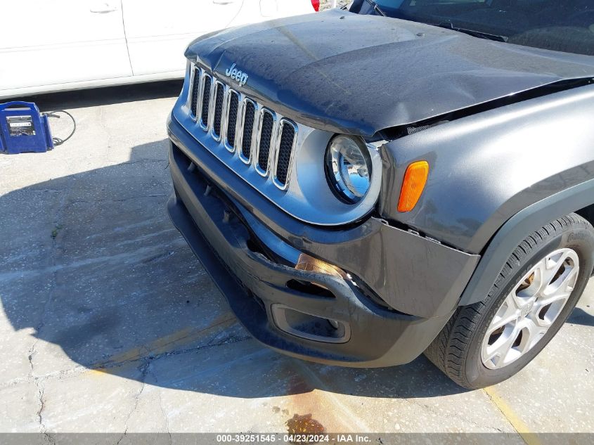 2016 Jeep Renegade Limited VIN: ZACCJADT9GPD13461 Lot: 39251545