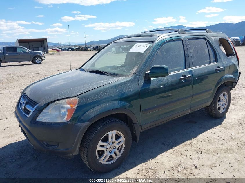 2003 Honda Cr-V Ex VIN: JHLRD77853C028365 Lot: 39251585