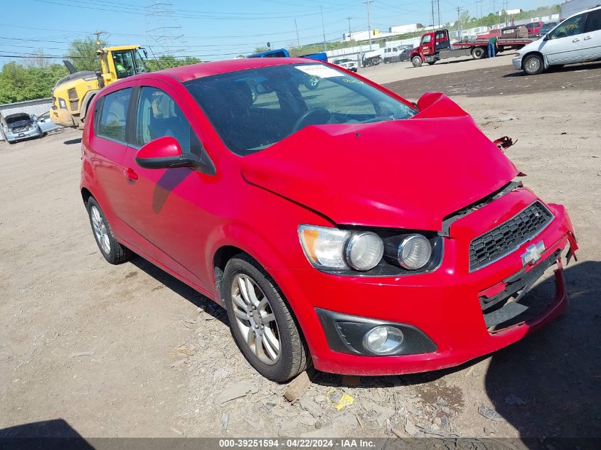 2012 Chevrolet Sonic 1Lt VIN: 1G1JD6SH2C4189321 Lot: 39251594