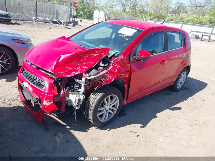 2012 Chevrolet Sonic 1Lt VIN: 1G1JD6SH2C4189321 Lot: 39251594