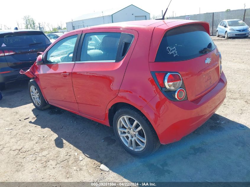 2012 Chevrolet Sonic 1Lt VIN: 1G1JD6SH2C4189321 Lot: 39251594