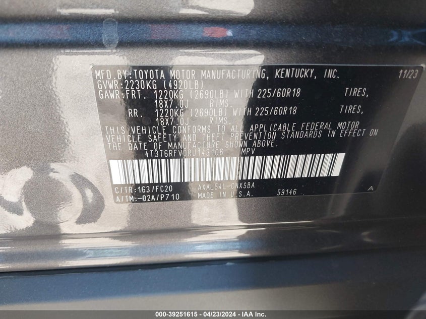 2024 TOYOTA RAV4 SE - 4T3T6RFV0RU143106