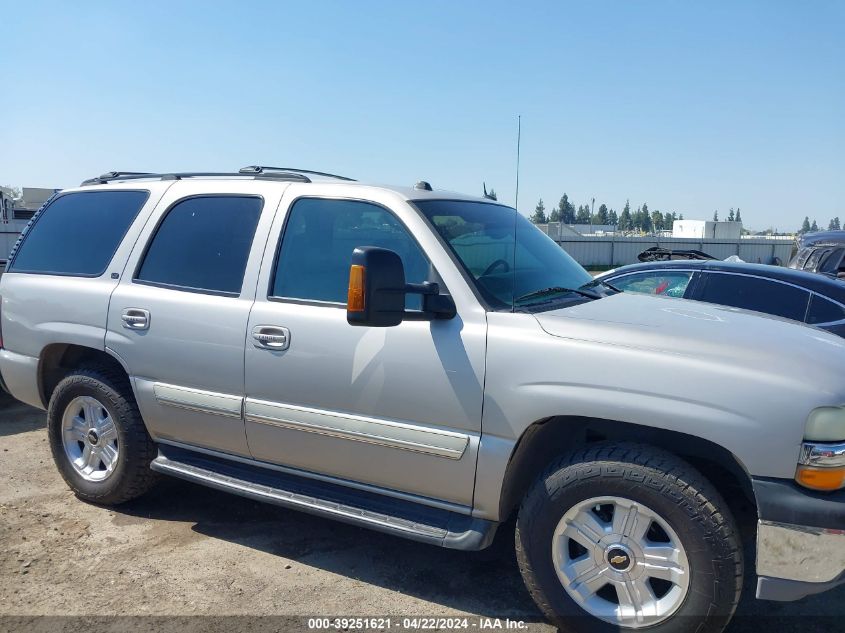 2005 Chevrolet Tahoe Lt VIN: 1GNEC13T95R100987 Lot: 39251621