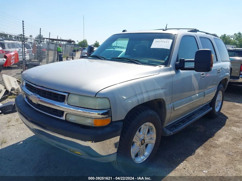 2005 Chevrolet Tahoe Lt VIN: 1GNEC13T95R100987 Lot: 39251621