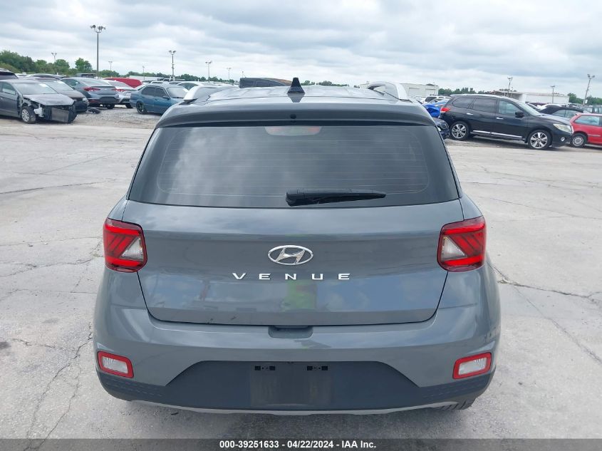 2022 Hyundai Venue Sel VIN: KMHRC8A36NU140703 Lot: 39251633