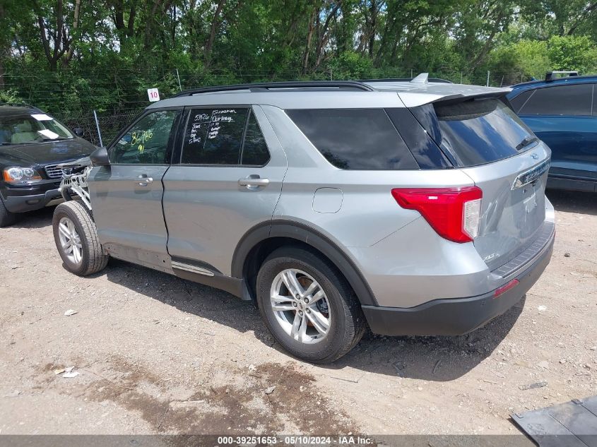 2020 Ford Explorer Xlt VIN: 1FMSK7DH1LGB68166 Lot: 39251653