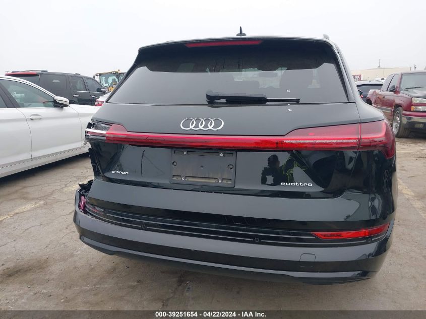 2022 Audi E-Tron Premium Quattro VIN: WA1AAAGE1NB027416 Lot: 39251654