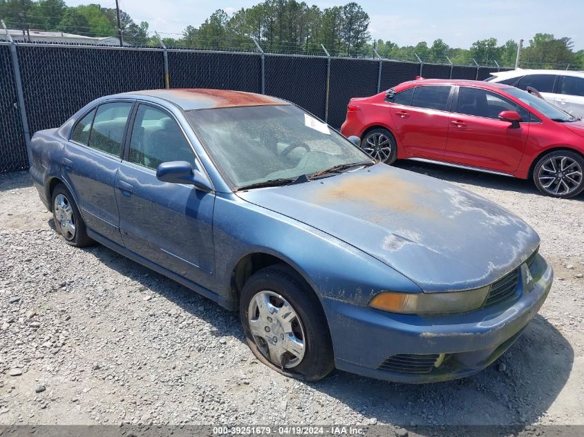 2002 Mitsubishi Galant Es/Ls VIN: 4A3AA46G72E161297 Lot: 39251679