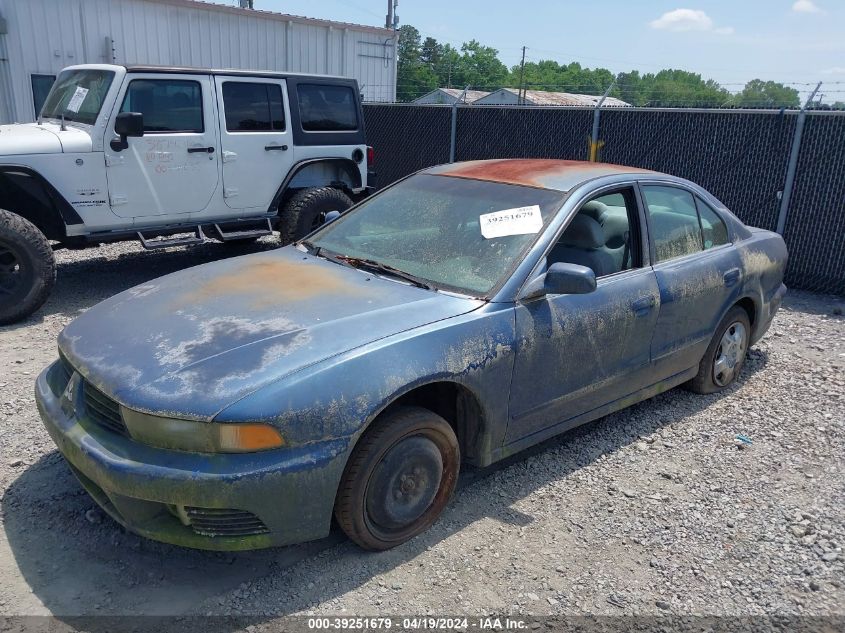 2002 Mitsubishi Galant Es/Ls VIN: 4A3AA46G72E161297 Lot: 39251679