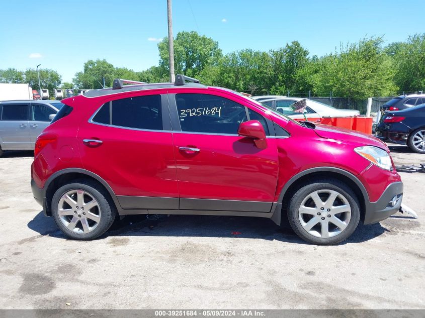 2013 Buick Encore Premium VIN: KL4CJHSBXDB167350 Lot: 39251684