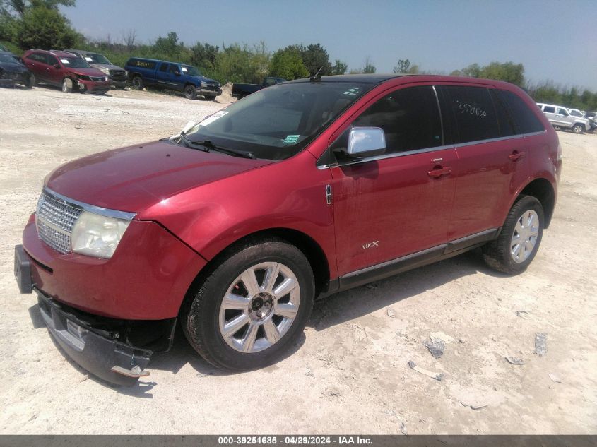 2008 Lincoln Mkx VIN: 2LMDU88C28BJ27989 Lot: 39251685