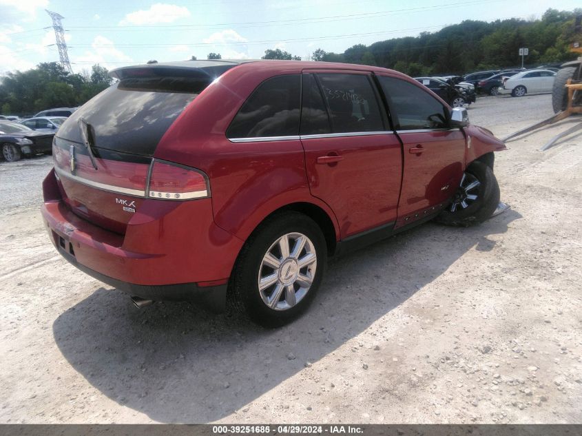 2008 Lincoln Mkx VIN: 2LMDU88C28BJ27989 Lot: 39251685