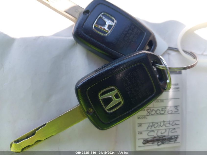 2020 Honda Civic Lx VIN: 19XFC2F60LE203605 Lot: 39251710